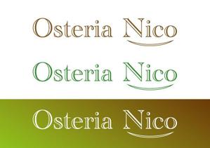 SONOKO (sonoko_design)さんのカフェ「Osteria　NICO」のロゴへの提案