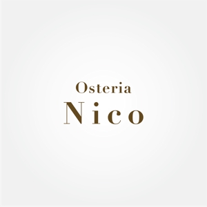 tanaka10 (tanaka10)さんのカフェ「Osteria　NICO」のロゴへの提案