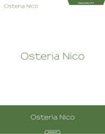 queuecat (queuecat)さんのカフェ「Osteria　NICO」のロゴへの提案