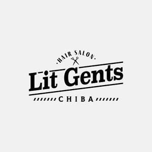 alne-cat (alne-cat)さんの美容室、barber 『Lit Gents CHIBA』のロゴへの提案