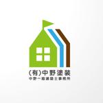 ONKdesign (onk_design_laboratory)さんの「（有）中野塗装　　　中野一級建築士事務所」のロゴ作成への提案