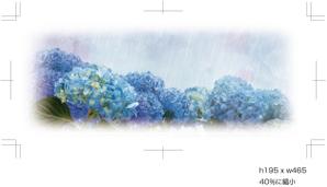 nekony (nekony)さんの美しい自然　イラスト・または写真加工【雨に濡れる紫陽花】への提案