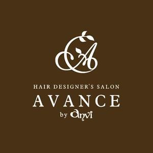 L-design (CMYK)さんの「HAIR DESIGNER's SALON  AVANCE  by  anvi」のロゴ作成への提案