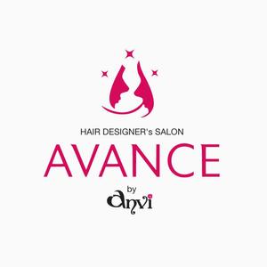 plus X (april48)さんの「HAIR DESIGNER's SALON  AVANCE  by  anvi」のロゴ作成への提案