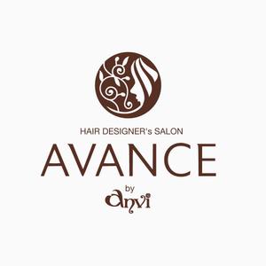 plus X (april48)さんの「HAIR DESIGNER's SALON  AVANCE  by  anvi」のロゴ作成への提案