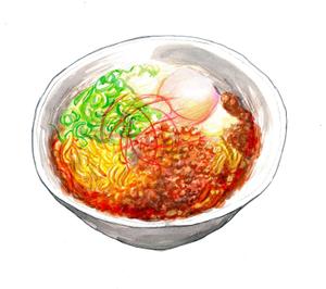 atelie3636 (atelie3636)さんの汁なし担々麺の手書き風イラストへの提案