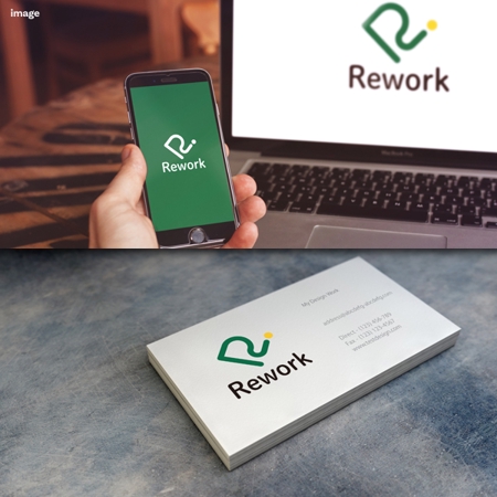 FUKU (FUKU)さんの新規のコンテンツ制作事業ドメイン「Rework」のロゴ制作への提案