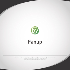 XL@グラフィック (ldz530607)さんの健康グッズ「Fanup」ブランドのロゴ作成への提案
