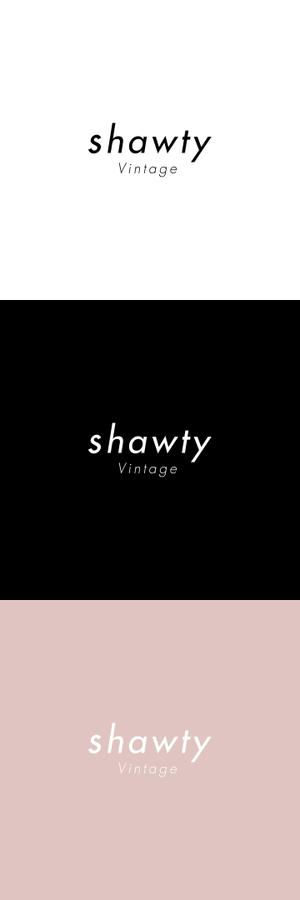 aac (gaijinn4)さんのアパレルブランド「shawty」のロゴへの提案