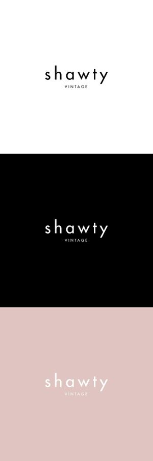 aac (gaijinn4)さんのアパレルブランド「shawty」のロゴへの提案