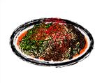 kikujiro (kiku211)さんの汁なし担々麺の手書き風イラストへの提案