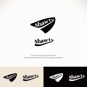 む。 ()さんのアパレルブランド「shawty」のロゴへの提案