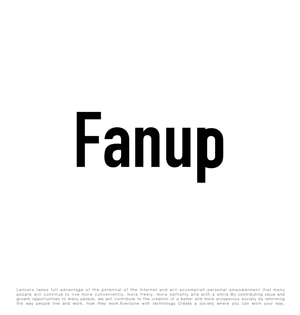 tog_design (tog_design)さんの健康グッズ「Fanup」ブランドのロゴ作成への提案
