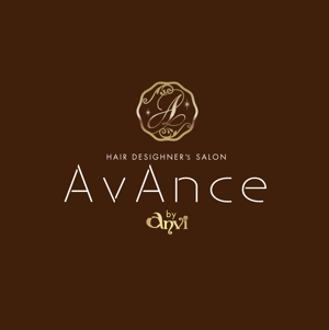 くり (curypapasan)さんの「HAIR DESIGNER's SALON  AVANCE  by  anvi」のロゴ作成への提案