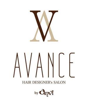 さんの「HAIR DESIGNER's SALON  AVANCE  by  anvi」のロゴ作成への提案