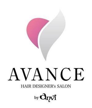 さんの「HAIR DESIGNER's SALON  AVANCE  by  anvi」のロゴ作成への提案