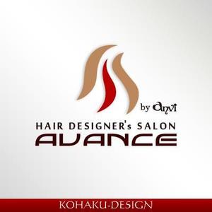 kohaku-designさんの「HAIR DESIGNER's SALON  AVANCE  by  anvi」のロゴ作成への提案