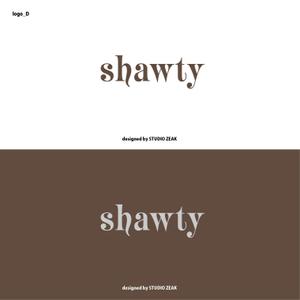 STUDIO ZEAK  (omoidefz750)さんのアパレルブランド「shawty」のロゴへの提案