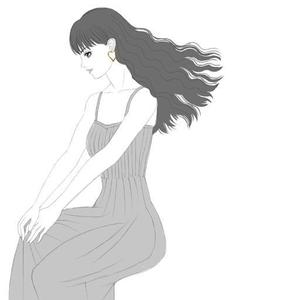 ウスダヒロ ()さんの美容室看板のイラストへの提案