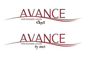 basek (Basek)さんの「HAIR DESIGNER's SALON  AVANCE  by  anvi」のロゴ作成への提案