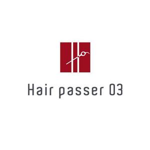 J wonder (J-wonder)さんの美容室「Ｈａｉｒ　ｐａｓｓｅｒ　０３」のロゴ作成への提案