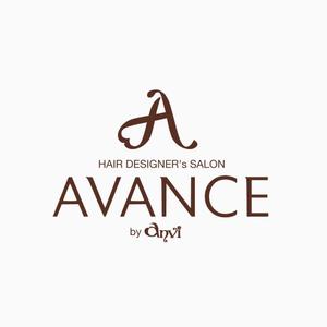 plus X (april48)さんの「HAIR DESIGNER's SALON  AVANCE  by  anvi」のロゴ作成への提案