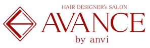 YK-SR (YK-SR)さんの「HAIR DESIGNER's SALON  AVANCE  by  anvi」のロゴ作成への提案