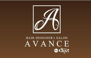 hs2802さんの「HAIR DESIGNER's SALON  AVANCE  by  anvi」のロゴ作成への提案