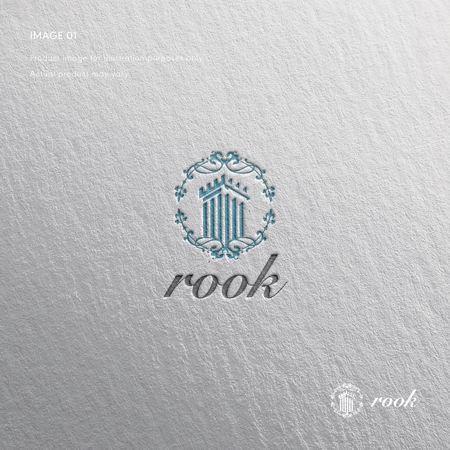 doremi (doremidesign)さんのバーラウンジ「rook」のロゴへの提案
