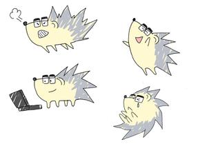 お絵描きカーネル (colonel-design-offic)さんの企業マスコットキャラクター「ハリネズミ」のデザインへの提案