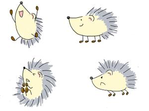 お絵描きカーネル (colonel-design-offic)さんの企業マスコットキャラクター「ハリネズミ」のデザインへの提案