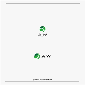 H.i.LAB. (IshiiHiroki)さんの金融の「A.W株式会社」のロゴ（エーダヴリュー）への提案