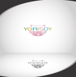 XL@グラフィック (ldz530607)さんの心を届ける花屋「Flower Shop YORISOY（よりそい）」のロゴ（商標登録予定なし）への提案
