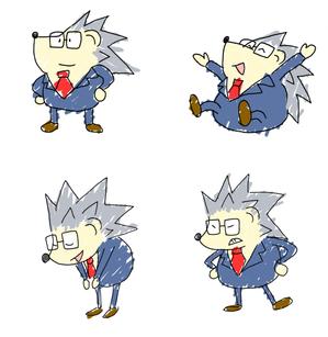 お絵描きカーネル (colonel-design-offic)さんの企業マスコットキャラクター「ハリネズミ」のデザインへの提案