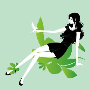 OmniArt ()さんの美容室看板のイラストへの提案