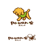 さんのトリミングと犬のセレクトショップ「po-wan-家」のロゴ作成への提案