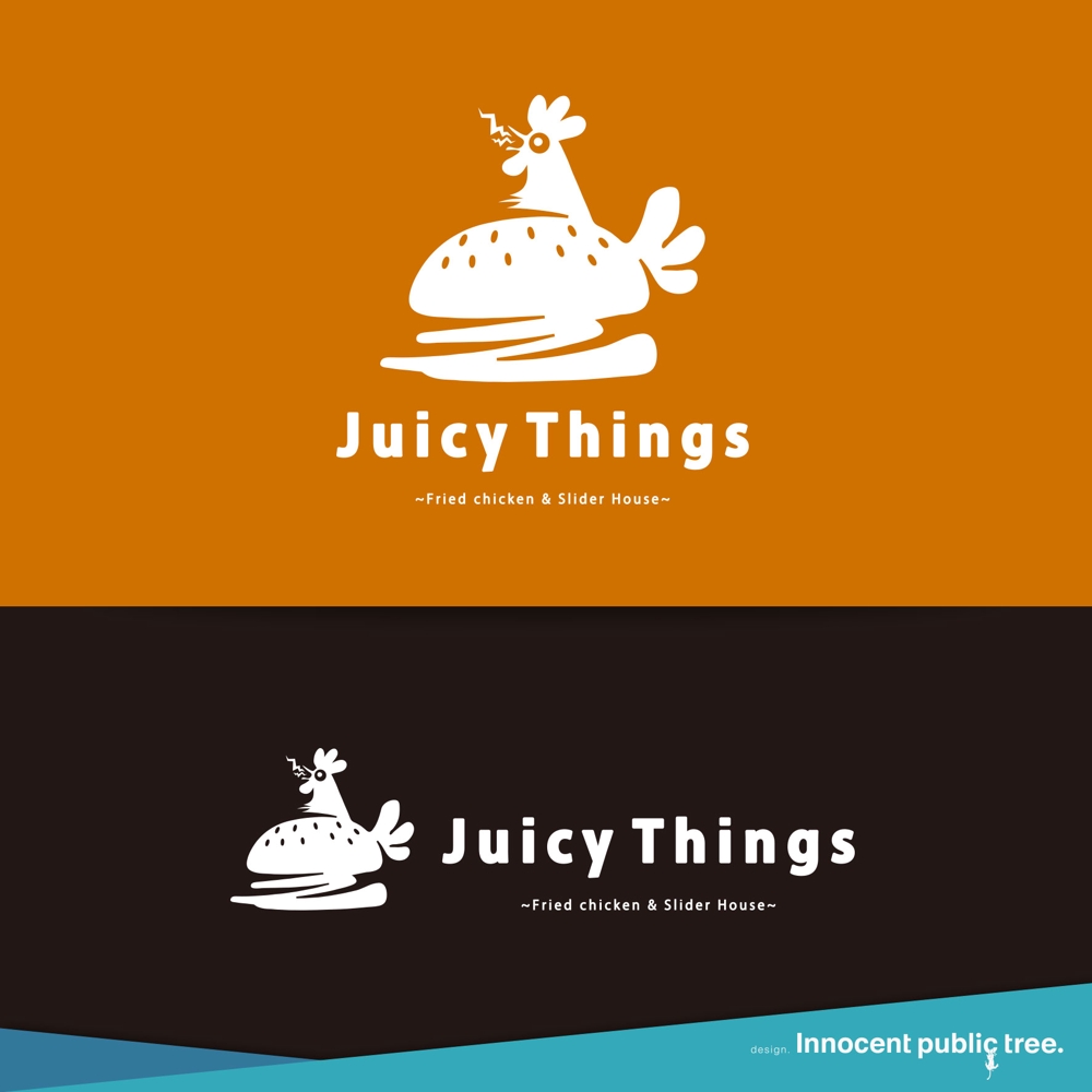 カフェ「Juicy Things ~Fried chicken & Slider House~」ロゴ