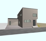 WHALE CREATIVE WORKS (win_3o)さんの3棟同時建築建売の内1棟　住宅外観パース作成のご依頼　への提案