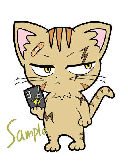 Ruk (taira_ruku)さんのアフィリエイトサイト、twitter、instagramで使用する野良ネコのキャラクターデザインへの提案