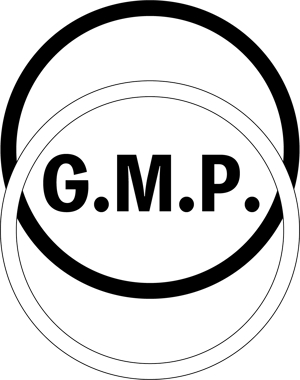植田登 (iwaigift)さんの陶磁器の商社「G.M.P.」のロゴへの提案