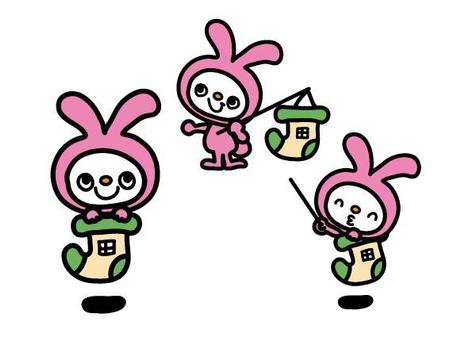 Hakkaさんの事例 実績 提案 愛嬌あるウサギのキャラクター 不動産会社のマスコットキャラクター募集 はじめまして イラス クラウドソーシング ランサーズ