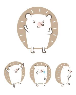  Iokuukan (ioroomg)さんの企業マスコットキャラクター「ハリネズミ」のデザインへの提案