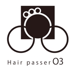 city_octagonさんの美容室「Ｈａｉｒ　ｐａｓｓｅｒ　０３」のロゴ作成への提案