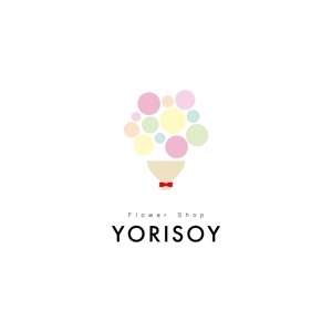 tomaTo (tomaTo)さんの心を届ける花屋「Flower Shop YORISOY（よりそい）」のロゴ（商標登録予定なし）への提案