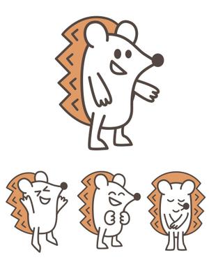  Iokuukan (ioroomg)さんの企業マスコットキャラクター「ハリネズミ」のデザインへの提案