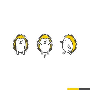 sakari2 (sakari2)さんの企業マスコットキャラクター「ハリネズミ」のデザインへの提案