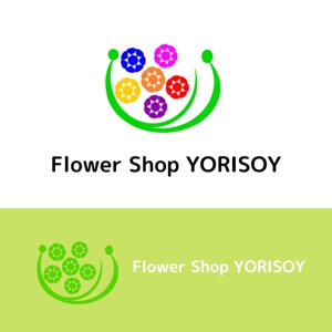 yamamotoan (yamamotoan)さんの心を届ける花屋「Flower Shop YORISOY（よりそい）」のロゴ（商標登録予定なし）への提案