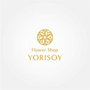tanaka10 (tanaka10)さんの心を届ける花屋「Flower Shop YORISOY（よりそい）」のロゴ（商標登録予定なし）への提案