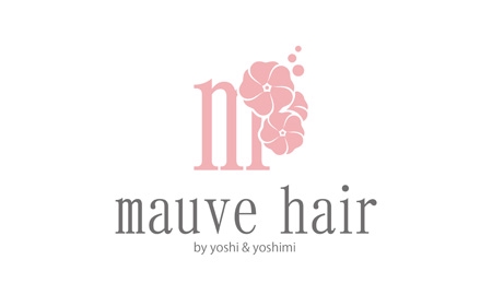 SHIROさんの「mauve hair by yoshi & yoshimi」のロゴ作成への提案