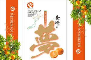 Big moon design (big-moon)さんの長崎県産みかんの箱のデザインへの提案